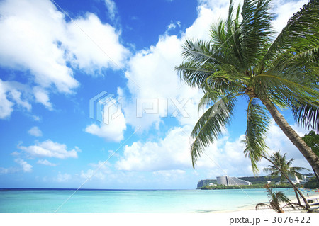 グアムのタモンビーチ 3076422