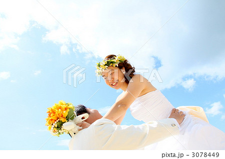 ハワイの砂浜で結婚式 ハワイの砂浜で結婚式 3078449