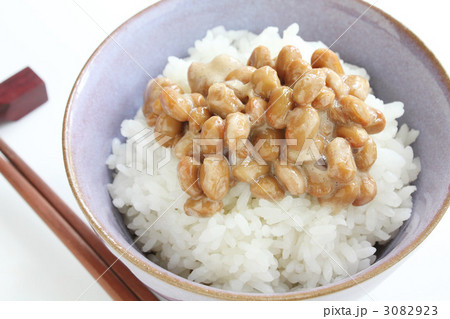 白米に納豆 白米に納豆 3082923