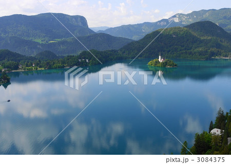 スロヴェニア　ブレッド湖 3084375