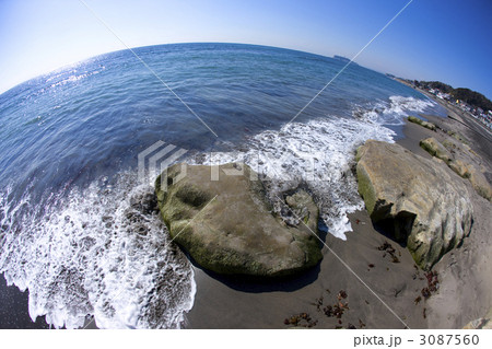 鎌倉 稲村ヶ崎の海 鎌倉 稲村ヶ崎の海 3087560