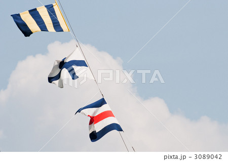 船の信号旗 3089042