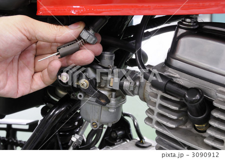 バイクのキャブレター整備 3090912