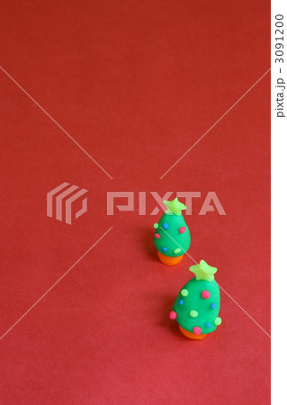 粘土のクリスマスツリー 粘土のクリスマスツリー 3091200