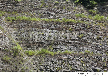 和歌山県、風吹峠の地層 3092618