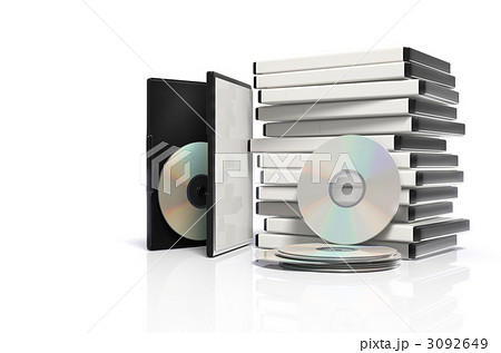 DVDケースのセット_積み上げる 3092649