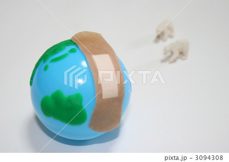 地球と白クマ 3094308