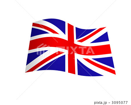 フラグ イギリス国旗 ユニオンジャックのイラスト素材 3095077 Pixta
