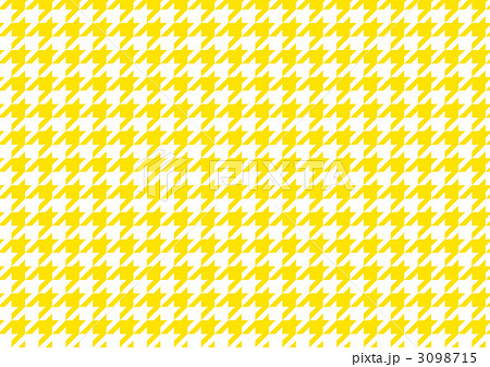 千鳥格子 黄色 のイラスト素材