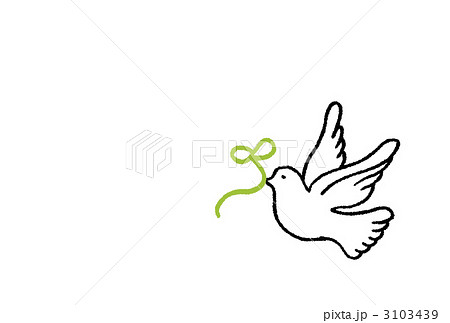 小鳥 鳥 白い鳥のイラスト素材 3103439 Pixta