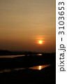 多摩川　夕暮れ 3103653