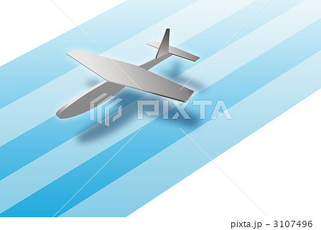 飛行機 グライダー 機体のイラスト素材