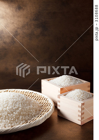 数種類のお米集合 3108688