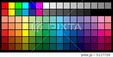 カラーパレットのイラスト素材 3117726 Pixta