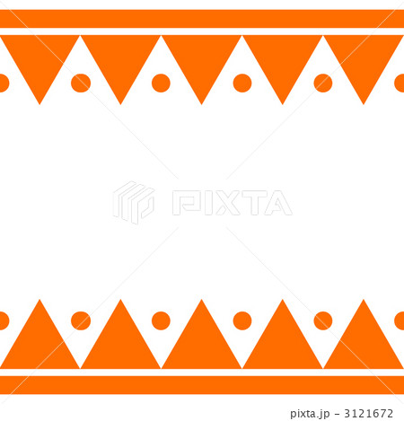 三角模様のフレーム 3121672