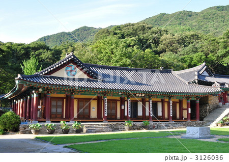 韓国 百済時代の寺 鶏竜甲寺  3126036