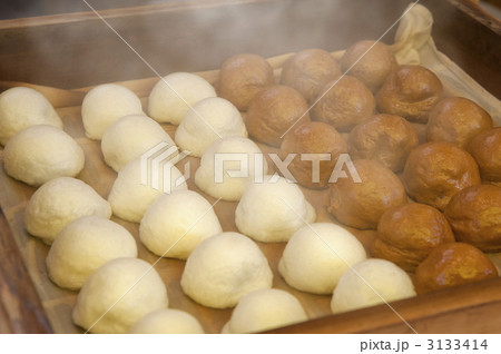 饅頭と湯気 饅頭と湯気 3133414
