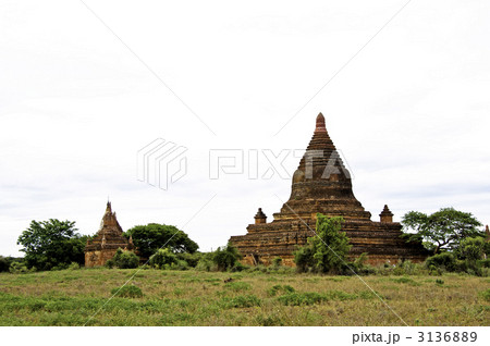 ミャンマーの寺院 3136889