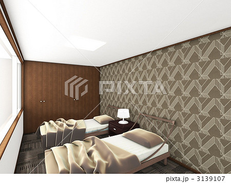 ホテル室内のイラスト素材