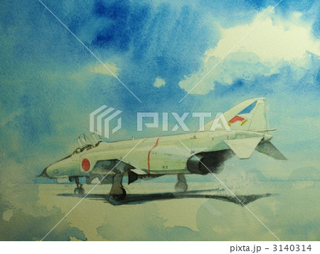 F 4 ファントム ジェット機のイラスト素材
