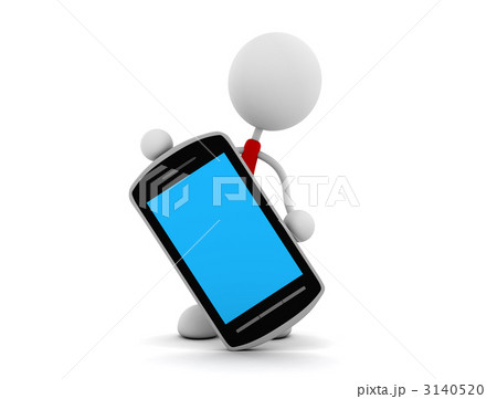 スマートフォンを持つ 3140520