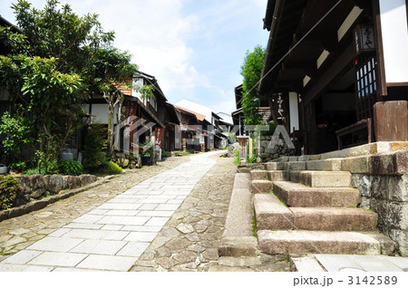 中山道馬篭宿 3142589
