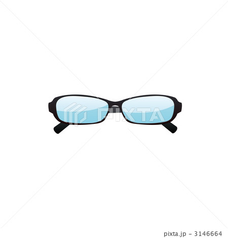 黒ぶち眼鏡のイラスト 3146664