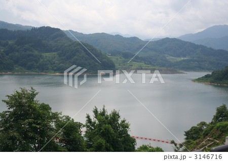 山形県　月山湖 3146716