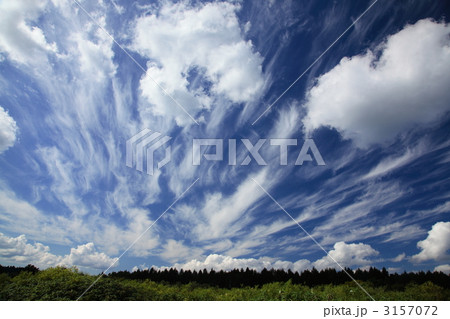 夏　流れる雲 3157072