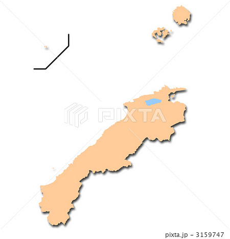 島根県地図 3159747