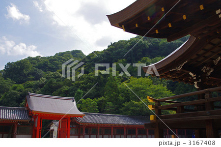 石清水八幡宮　頓宮殿と頓宮南門 3167408