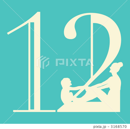 数字とヨガ_12_ミント 3168570