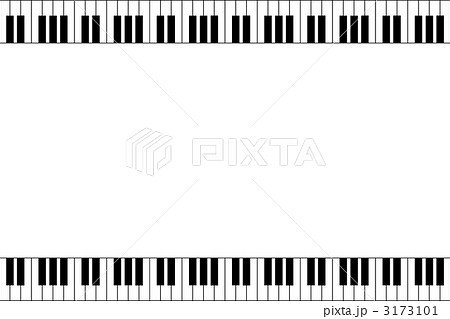 鍵盤のフレームのイラスト素材 3173101 Pixta