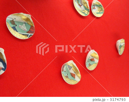 貝合わせ 貝あわせ 蛤の写真素材 [3174793] - PIXTA