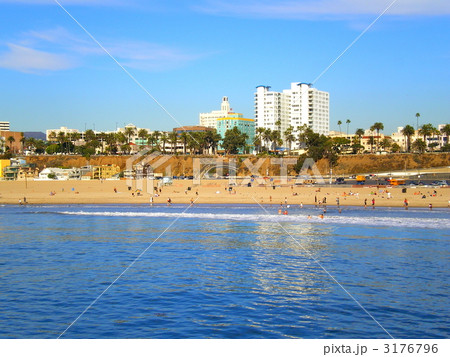 サンタモニカビーチ 3176796