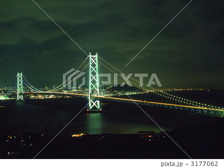 明石大橋の夜景 3177062