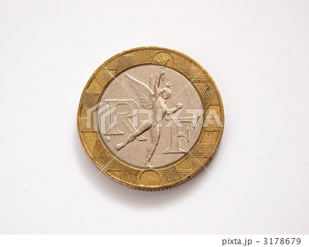 アンティーク・コイン（10フラン）の写真素材 [3178679] - PIXTA