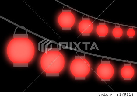 並んだちょうちん 3179112