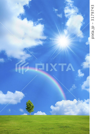 草原と青空 3179743