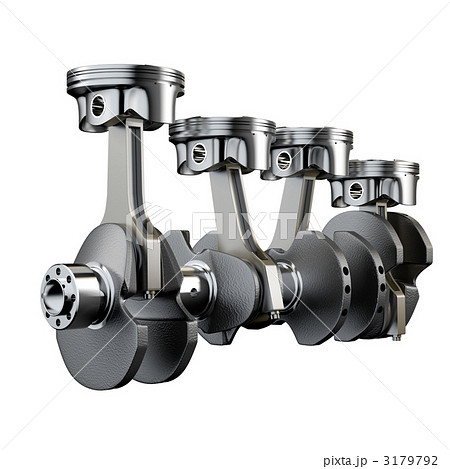 エンジン内部のイラスト素材