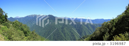 しらびそ高原から南アルプスのパノラマ写真 しらびそ高原から南アルプスのパノラマ写真 3196987