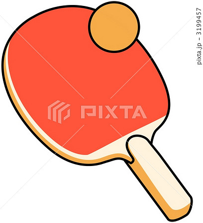 卓球 ラケット イラストのイラスト素材 3199457 Pixta