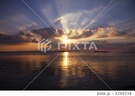 宮古島 狩俣 夕陽 宮古島 狩俣 夕陽 3200338