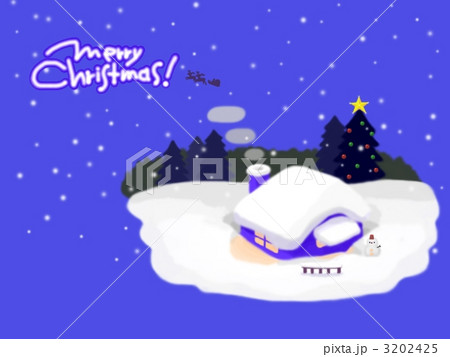 雪景色 001- クリスマス07b 3202425