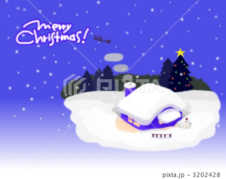 雪景色 001- クリスマス05b 3202428