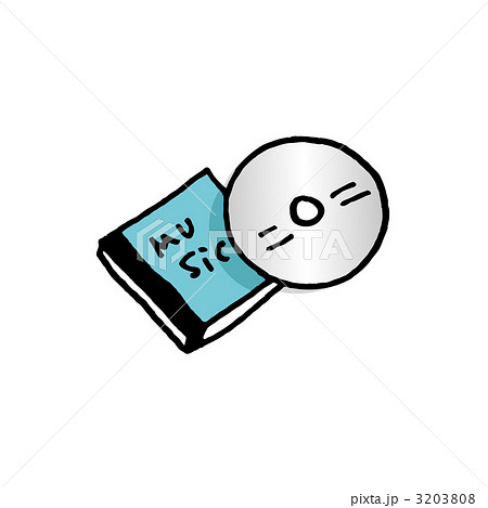 音楽ディスクのイラスト 3203808