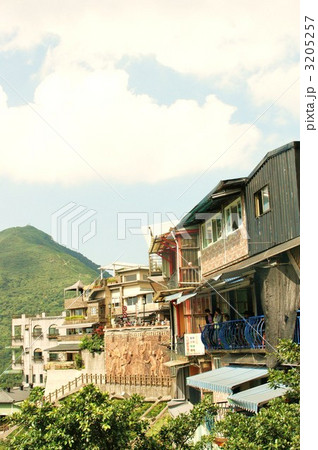 台湾　台北北部　九份の街並み 3205257