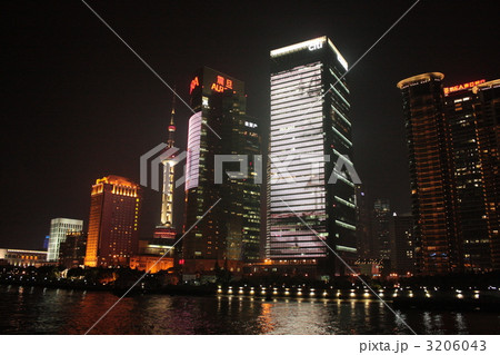 上海夜景黄浦江・外灘 3206043