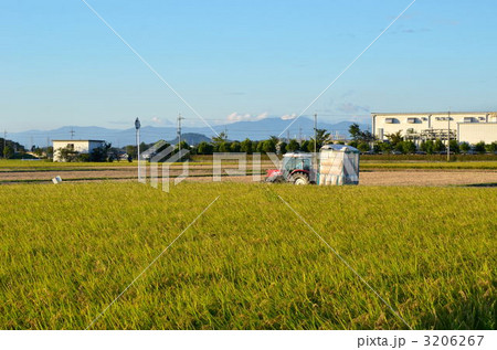 トラクターと稲作 3206267
