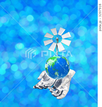 地球の風車／風力発電 3207916